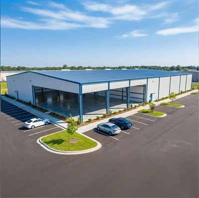 Entrepôt métallique préfabriqué
